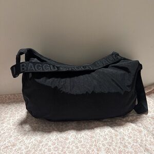 BAGGU Black Large Crescent Bag